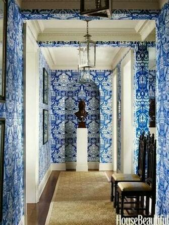 And Mouldings Laurel Home David Hicks Wallpaper The Vase