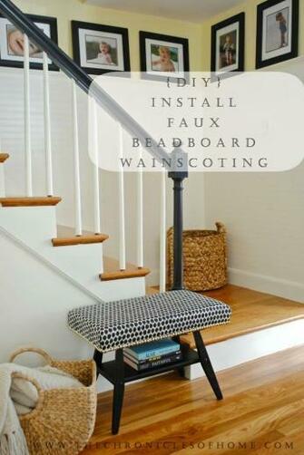 Faux Beadboard Wallpaper Image Frompo