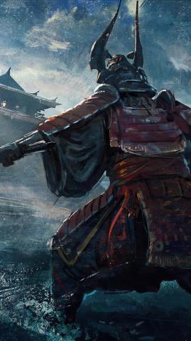 Ninja Vs Samurai Fantasy Art 4k Wallpaper