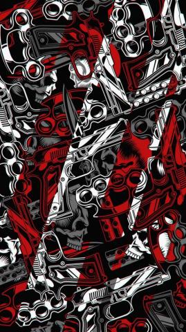 Bad Guy Stuff iPhone Wallpaper