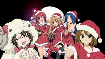 Cute Anime Girl Christmas Wallpaper HD Net