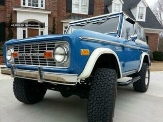 Ford Bronco Suv Truck Wallpaper Background