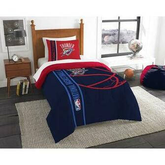 Oklahoma City Thunder Twin Comforter And Sham