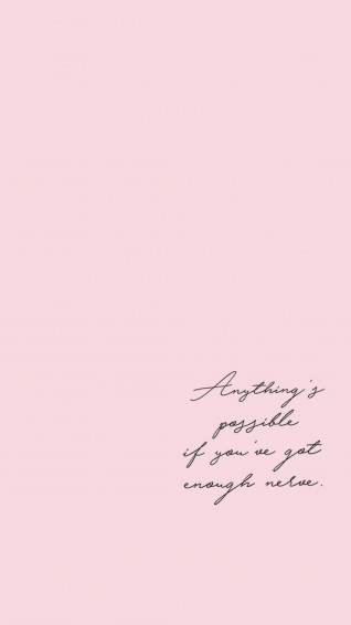 A Pink Background With Quote On It Wallpaper