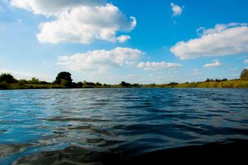 Nature Blue Water Cloud Earth Sky River Wallpaper