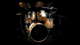 Drummer Wallpaper Black And White Drum Kit