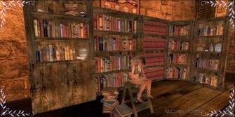 Displaying Image For Fantasy Library Background