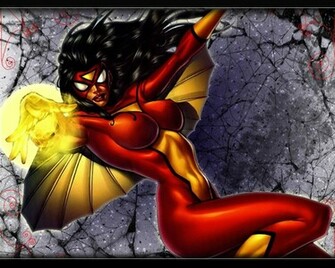 Marvel Spider Woman Jessica Drew Fan Wallpaper Jpg