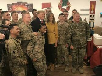 Trump Makes Surprise Trip To Iraq His First Combat Zone Visit