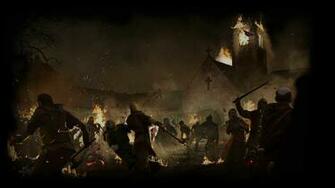 Night Raid On Church Wallpaper From Expeditions Viking