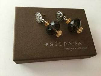 Retired Silpada Smoky Quartz Dangle Sterling And Similar Items