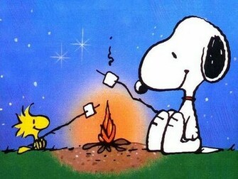 Snoopy Desktop Background Autumn Wallpaper