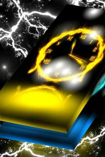 Neon Feathers Live Clock Wallpaper For Android Apk