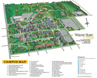 Wayne State Campus Map Wallpaper