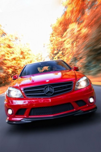 C Class Mercedes Benz iPhone Wallpaper