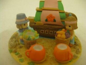 Precious Moments Pc Mini Thanksgiving Tea Set Graphics Code