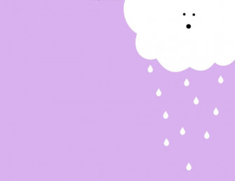 Cute Light Purple Background Wallpaper