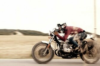 Vintage Cafe Racer Wallpaper Seat And Tail