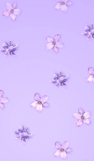 An Elegant Aesthetic Purple Flower Wallpaper