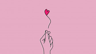 Finger Heart Wallpaper And