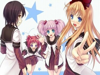Yuru Yuri Squad Friends Wallpaper