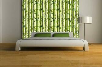 Bamboo Backdrop Tropical Room