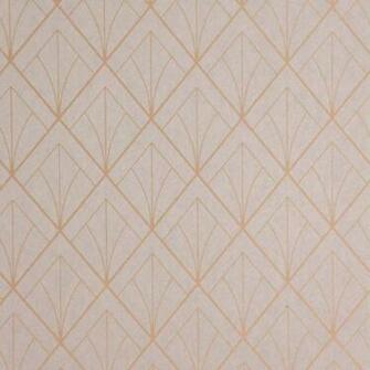 Art Deco Wallpaper Copper Casadeco Louise