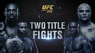 Ufc Two Title Fights