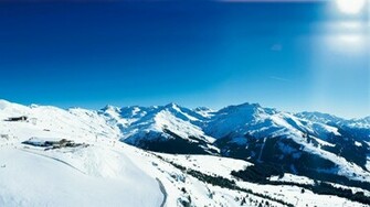 Snowy Mountain Peaks Wallpaper