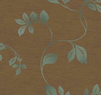 Brown Teal Gn2404 Burlap Metallics Leaves Wallpaper Textures