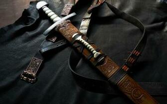 Weapons Warriors Armory Swords Celtic Albion New HD Wallpaper