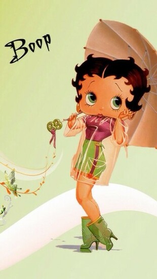 Betty Boop iPhone Wallpaper Background