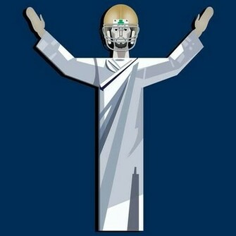 Notre Dame ToucHDown Jesus South Bend