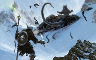 The Elder Scrolls Oyun Skyrim Macera 4k Arka Plan