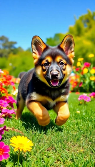 German Shepherd Puppy Wallpaper