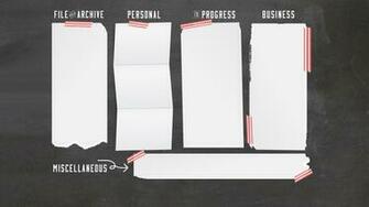 Chalkboard Computer Desktop Wallpaper Organizer