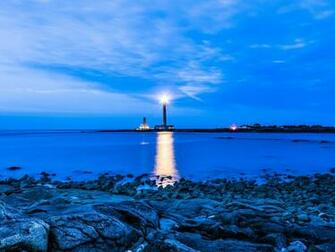 Wallpaper Lighthouse Sea Evening France