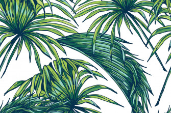 Tropical Leaves Desktop Wallpaper