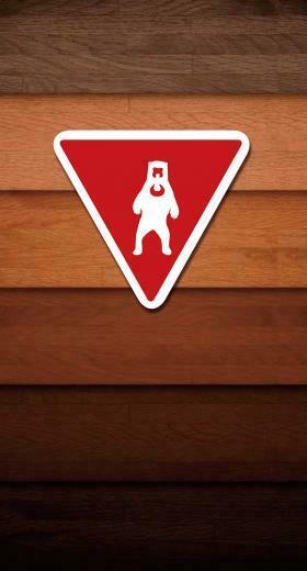 Illustrations Bear Shelf Tree Wallpaper Sc iPhone7plus
