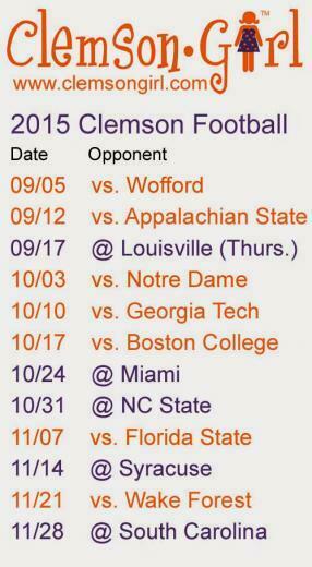 Clemson Football Schedule Search Results Inspire News N Info