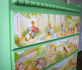 Beatrix Potter Changing Table Dresser Decou