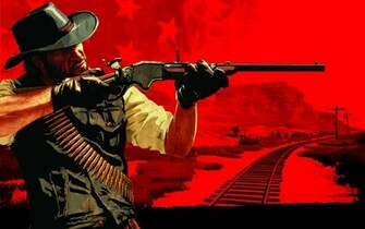 Western Red Dead Redemption Artwork Wild West Winchester Wallpaper