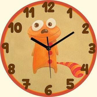 Circle Clock Shaped Wall