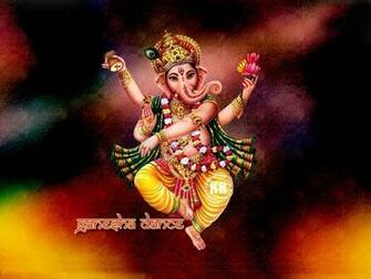 Dancing Ganesha Lord Hindu God Wallpaper