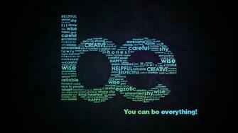 Typography Motivational Simple Background Word Clouds HD