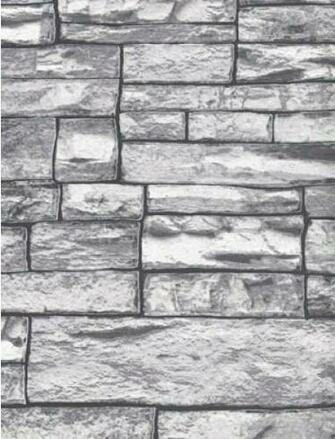 Grey Brick Wallpaper Double Roll Contemporary By