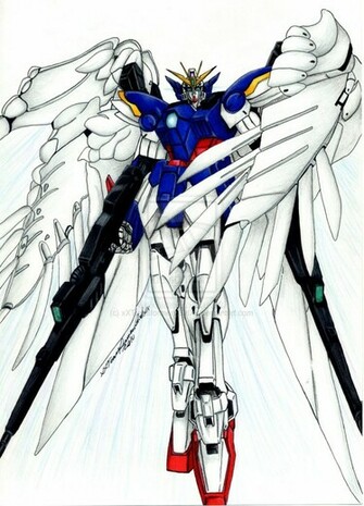 Gundam Wing Zero Custom Wallpaper Fond D