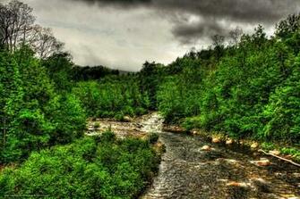 Wallpaper River Forest Walloomsac Bennington