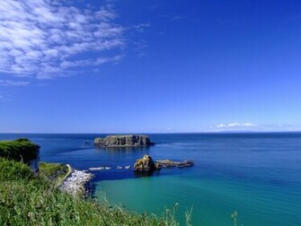 Antrim Irish Coast Desktop Background Wallpaper