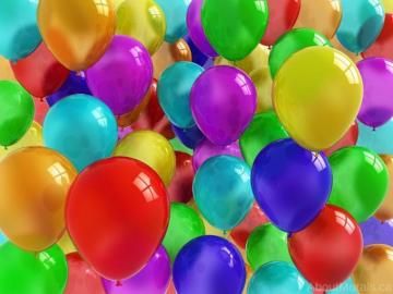 Balloon Wallpaper Rainbow Coloured For Walls About Murals